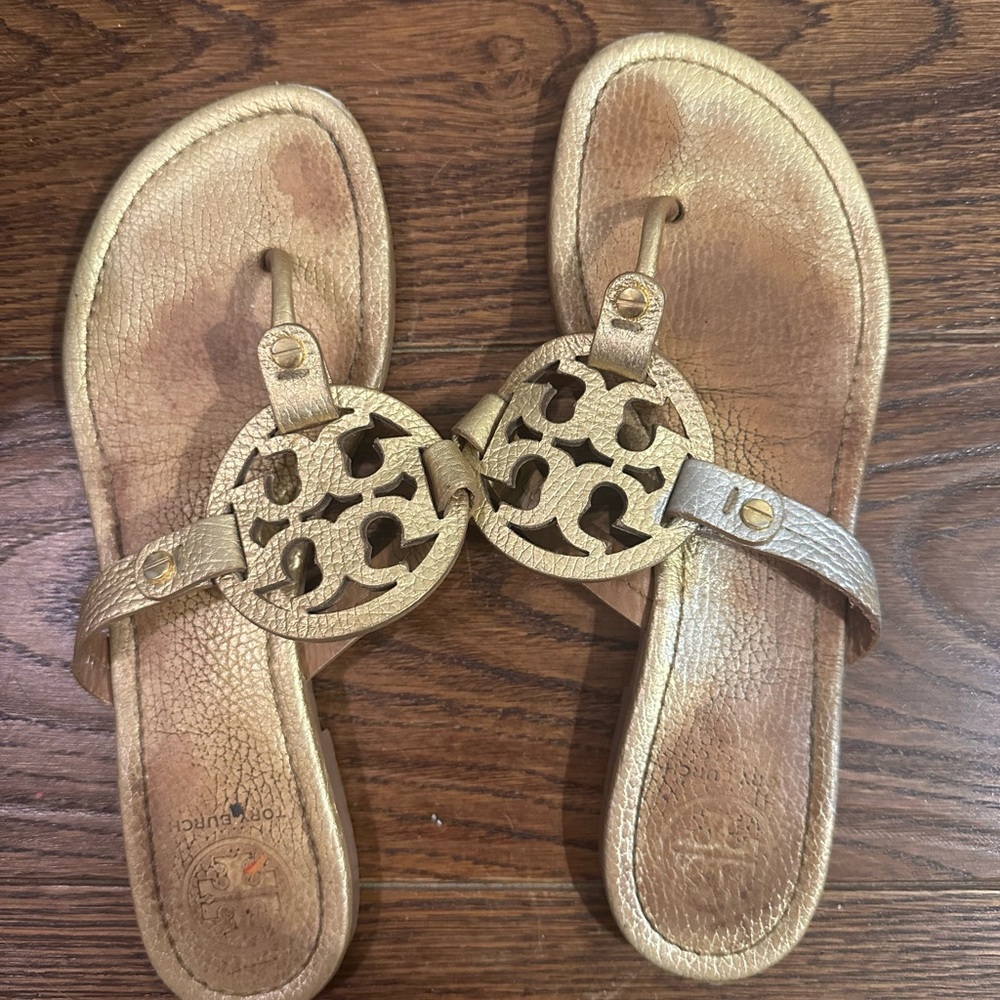 Tory Burch Women's Gold Sandals